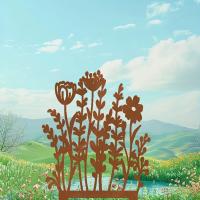 Juego De 12 Palos De Jardín De Metal Rustico En Acrílico Amarillo Para Amantes De Las Plantas Decoración Vintage Al Aire Libre - details 11