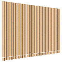 vidaXL Toldo de lona 450x300 cm Color Azul y blanco, Crema, naranja y blanco Protección Rayos UV para Terraza Patio Exterior Jardín - details 2