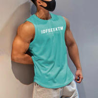 Camiseta Deportiva Sin Mangas Para Hombres Fitness Y Entrenamiento De Baloncesto Secado Rápido Transpirable Con Malla Absorbedora De Sudor Para Verano - details 4