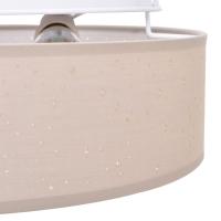 Lámparas de Techo vidaXL con Pantalla Estrellada Taupe Ø 30 cm Tela E27 - details 4