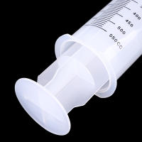 Siringa Desechable De Plástico Transparente De 500ml Con Tubo De Inyección Y Agujero Para Medición De Liquidos - details 7