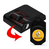 Lámpara De Bienvenida LED HD Para Puerta De Coche Proyector De Sombra Con Logo De Renault Compatible Con Megane 2 3 4 Twingo Clio Talisman Captur Trafic RS - details 4