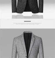 Chaqueta De Moda Para Hombres FGKKS 2023 Primavera Otoño Slim Casual Negocios Elegante Suits Top Polyester Cierre Único - details 8