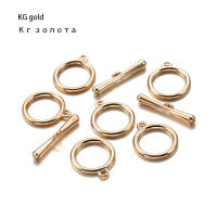10/20 Lotes De Cerraduras De Tobogán OT En Oro / Rosa Oro Para Creación De Joyas Pulseras Collares Accesorios De Enlaces Y Conectores DIY - details 10