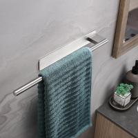Toalleros de baño sin taladrar adhesivos cepillados de acero inoxidable 304, accesorios sin taladrar en pared para baño y cocina - details 2