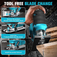 para  Makita Sierra de Calar Inalámbrica 18V 20V 65mm 2700RPM - details 6
