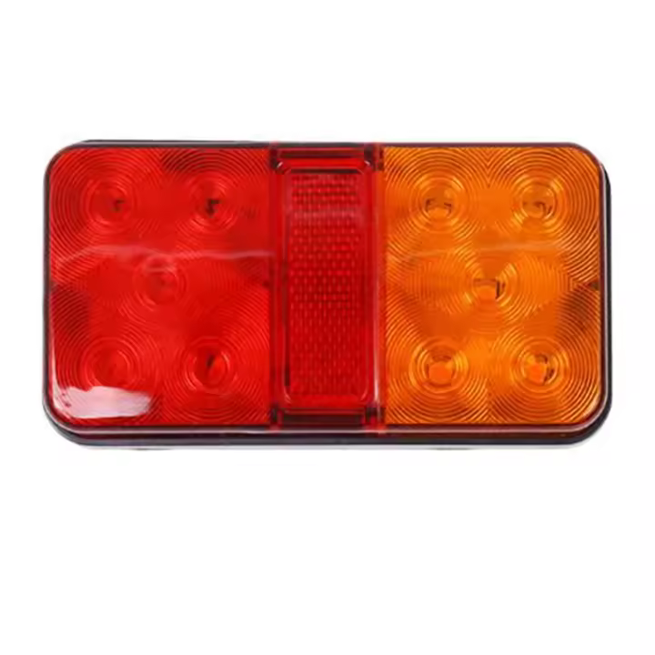 Lámparas De Freno Traseras Para Camión Camiota Remolque Caravana Autobús Motorhome 10LED 12V Accesorios De Automóvil - 1