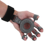Entrenador De Músculos De Mano Con Anillo De Muñeca Ajustable En Silicona Estirador De Dedos Para Escalar Y Guitarra - details 9