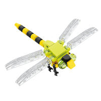 Bloques De Construcción Tema Jardín De Vegetales Y Animales Lindos Dragonfly Spider Mantis Centipede Grasshopper Honeybee Para Niños Mayor De 6 Años Material ABS Sin Batería - details 8