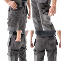 Pantalones De Cargo Para Hombre Resistentes Al Desgaste Con Bolsillos Para Actividades Al Aire Libre Pesca Senderismo Trekking - details 1