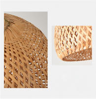 Lámpara Colgante De Bambú Estilo Chino Tejida a Mano Para Decoración De Hogar Y Restaurante 18/19/30cm Iluminación Pendente - details 13