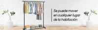 Edihome, Burro ropa resistente, perchero colgador de ropa, negro, para camisas, blusas, ropa - details 2