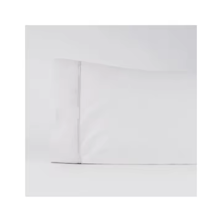 Funda de Almohada, Color Blanco, 100% Algodón Percal, 180 Hilos, Don Algodón - 1