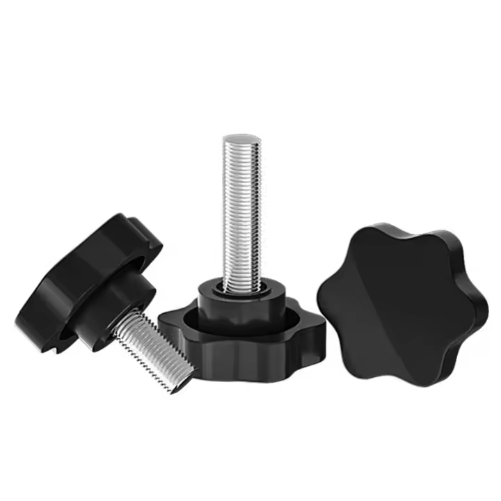Manija De Plátano Para Tornillos Manual Con Cabeza De Estrella Plástica 32# M5 M6 M8 X 8mm a 70mm Bakélita Para Carpintería - 1