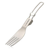 Lixada Cuchara De Titanio Plegable Ultraligera Para Exteriores Y Camping Utensilios De Mesa Portátiles Para Comida Y Frutas - details 6