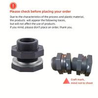 Kit De Conector De Barril De Agua PVC Para Jardín Con Adaptador De Drenaje Y Conexión Interior Herramientas De Jardinería - details 2