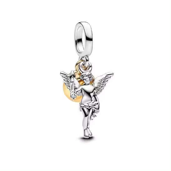 Pandora Moments 763663 C00-Colgardo de Plata de Lei con aleación Chapada en oro, compatible con Moments y ME, Comes con paquete de Caja De Regno original. - 1
