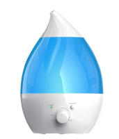 Humidificador ultrasónico de aire silencioso con boquilla puntiaguda de 1,3 l y gran capacidad con niebla y gotas de agua - details 4