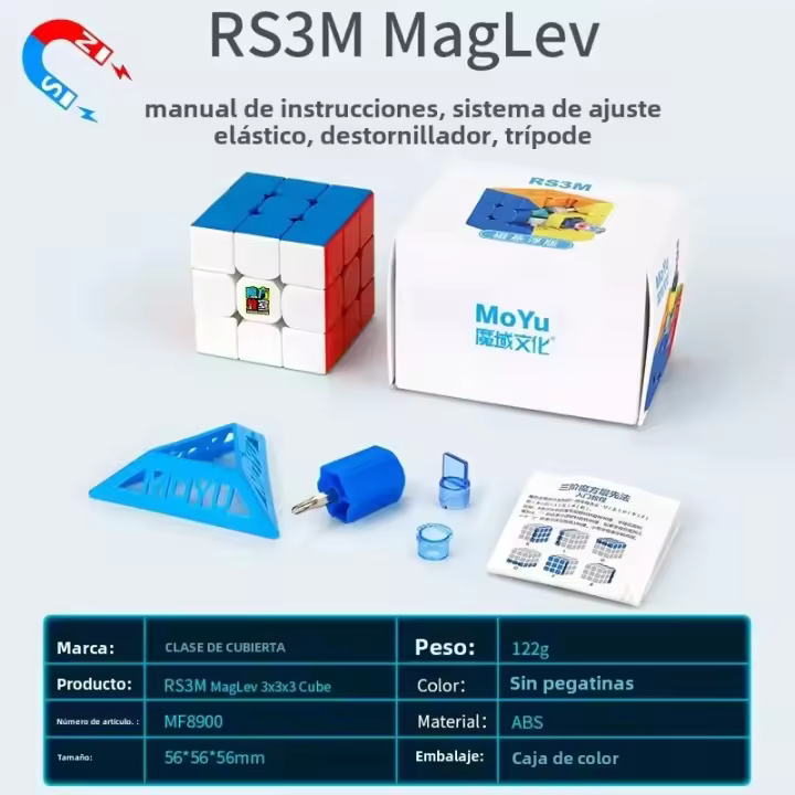 MOYU RS3M 2021 Cubo Mágico De 3x3x3 Maglev Profesional Juguete Magnético Levitación Para Niños Juguetes Educativos De Adultos - 1