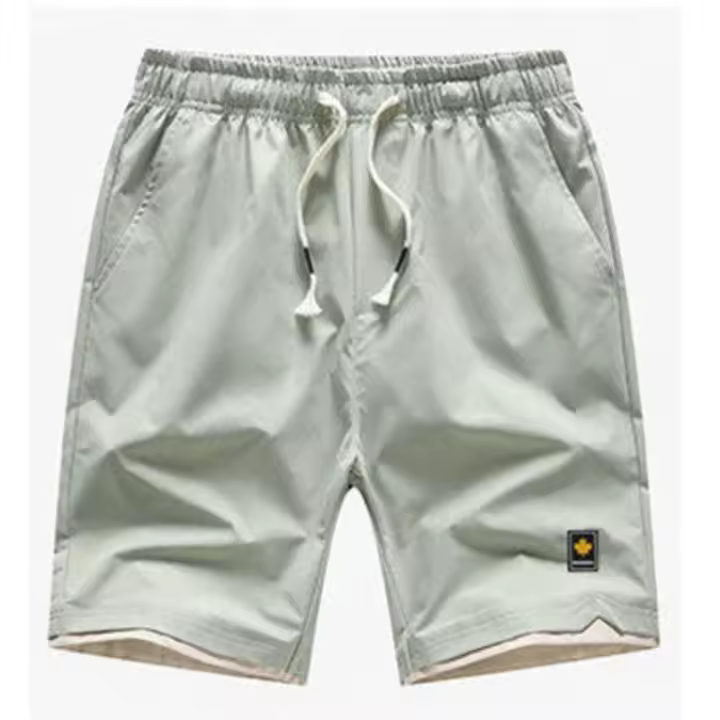 Shorts Para Hombres Verano Nueva Colección Pantalones Rectos Tubo Sueltos Y Delgados Estilo Casual Transversal Transpirable Talla Media - 1