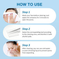 Limpieza De Poros Y Acné Herramienta De Cuidado De La Piel Con Agujas De Acero Inoxidable Para Eliminar Quistes Y Partículas Negras Tweezers De Celular Para Rostro - details 3