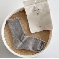 Calcetines JK De Mujer Suaves Y Transpirables De Color Sólido Versátiles Japoneses Verdes Negros Grises Primavera Verano Otoño - details 16