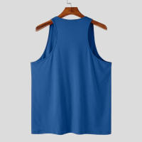 INCERUN Camiseta De Hombre Sin Mangas En Color Sólido Con Cuello En V Profundo Estilo Casual Verano Ropa Masculina Tallas S-5XL - details 7