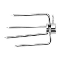 Juego De 2 Palillos Para Barbacoa Rotisserie Herramientas De Cocina Acero Inoxidable Herramienta De Asado Para Pollo En Parrilla - details 8