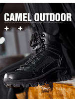 Botas De Combate Desérticas Para Hombres Botas Tácticas De Entrenamiento Especial Fuerzas Botas De Montañismo Ligeros Antideslizantes Suela De TPR Cubierta Superior De Cuero De Vaca - details 18