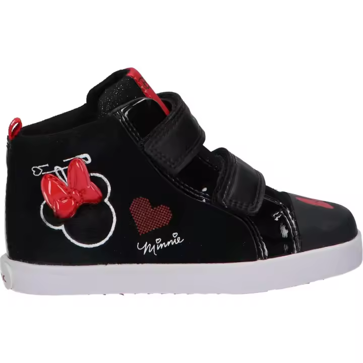 Geox b26d5d 022hh b kilwi c0048 black-red girl's sneakers - 1