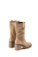 Paloma Wang Botas de Gamuza Beige con Tacón Medio - details 2