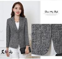 Chaqueta De Negocios Para Mujer Estilo Lady Oficina Elegante Y Ajustada Cierres Únicos Blazer Formal Para Todas Las Estaciones - details 43
