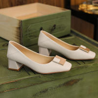 Zapatos de tacón grueso para mujer, zapatos de tacón de bloque, vestido de trabajo de fiesta de noche Sexy para boda, salón de baile - details 5