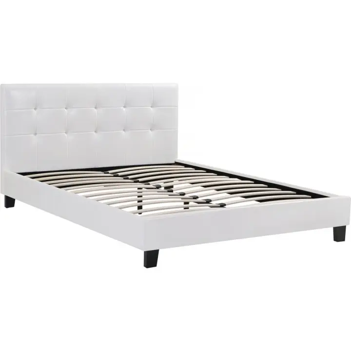 Cama "Julia" color Blanco - 140 x 190 cm - 1