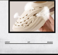 Sandalias De Verano Para Hombre Calzado Casual EVA Suave Pantuflas Planas Para Playa Jardín Exterior Pesca Colorido - details 5