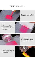Juego De Estampados De Silicona Coloridos Para Uñas Herramientas De Manicura DIY Accesorios Para Arte De Uñas Placas De Estampado De Silicona - details 4