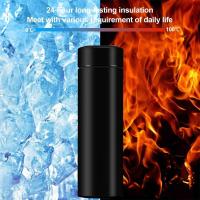 Termo Inteligente 500ML Con Pantalla De Temperatura Acero Inoxidable Vaciado Aislado Para Café Taza De Agua Con Mostrador De Temperatura - details 5