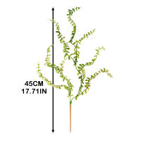 45cm De Altura Suculentas Artificiales Colgantes Para Pared Vine Rattan Ramas Verdes Decoración De Hogar Para Bodas Y Salón Garrafa - details 1