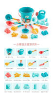 Juego De Playa Para Niños 23 Piezas Set De Arena Con Botella De Agua Y Cucharas De Plástico Juguetes Para Juegos Acuáticos Y De Arena Para Niños De 3 a 12 Años - details 2