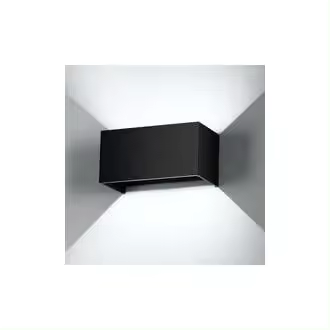 SOMY Aplique LED para Interiores Lámpara Exterior de 24 W Impermeable IP65 Ángulo de Haz Ajustable Luces de Pared LED Luz Blanca y Negra Moderna Aplique de Pared LED de 6000 K - 1