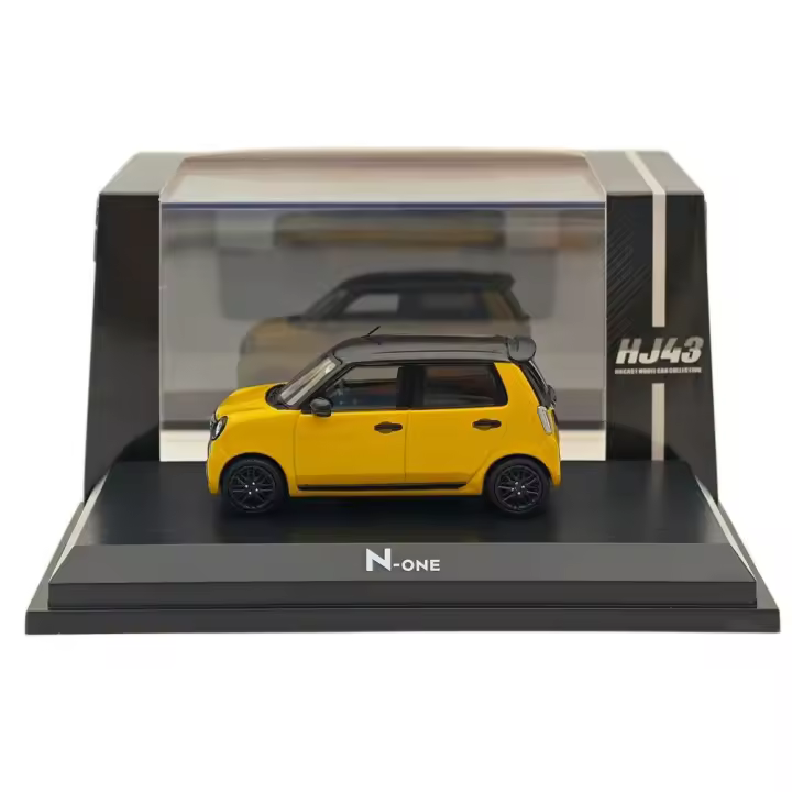 Coche De Colección Hobby Japan N-ONE RS Premium Amarillo Perla Diecast Modelo Metálico Para Juguetes Y Regalos Limitado - 1
