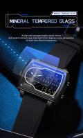 Reloj De Cuarzo Para Hombre SANDA 6163 Con Pantalla Dual Resistente Al Agua Y Contador De Retroceso En Acero/Librea/Rubber - details 10
