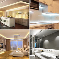 Tira De Lámparas LED Neón 1-5M Impermeable Para Iluminación De Habitaciones Cocinas Armarios Con Enchufe EU/US 220V/110V - details 7
