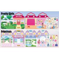 Libro De Pegatinas Desmontables 1Set Escenas Dobles Y Plegables Para Niñas Con Temas De Granja Mermaids Y Viaje Ideal Para Regalo De Fiesta O Viaje En Avión - details 2