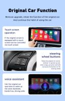 Adaptador 2en1 Inalámbrico Carplay Android Auto XUDA Mini Para Coche Con Luces Coloreadas Compatible Con Suzuki Swift Vitara S-Cross Carry Jimny Sport USB+TYPE-C Puerto Bluetooth 5.0 - details 9