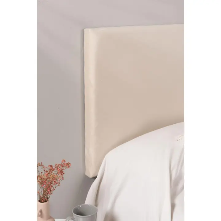 Cabecero Smooth Terciopelo para camas de 105 y 90 cm - Beige - 1