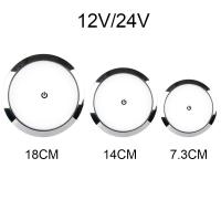 Lámpara De Techo LED Táctil Ultrafina 12V/24V Para Caravana Barco Yate Camping Coche Luz De Lectura Redonda - details 1
