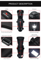 Chaleco De Protección Para Moto WOSAWE Deporte Armadura Protectora Con Soporte Corporal Manguito Guardia Motocross Protección Torácica Y Ski Material ABS Y EVA - details 21