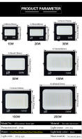 Lámpara De Inundación LED 200W Para Exteriores Con Vidrio Templado Luz De Proyector LED IP66 Impermeable Para Jardín Y Garage 220V - details 10
