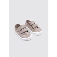 victoria  BOSCO BAREFOOT BASKET Deportivas Con Velcro Bebé - niño (hasta la talla 30) Beige - details 0